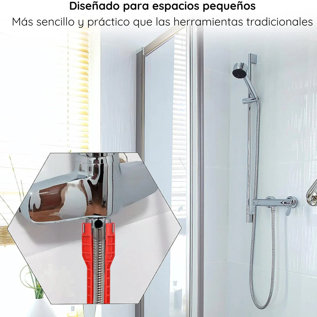 Herramienta 14 en 1 baños y fregaderos