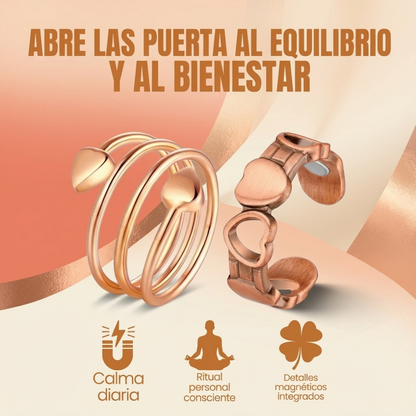 Anillos Jecanori de Bienestar Magnético