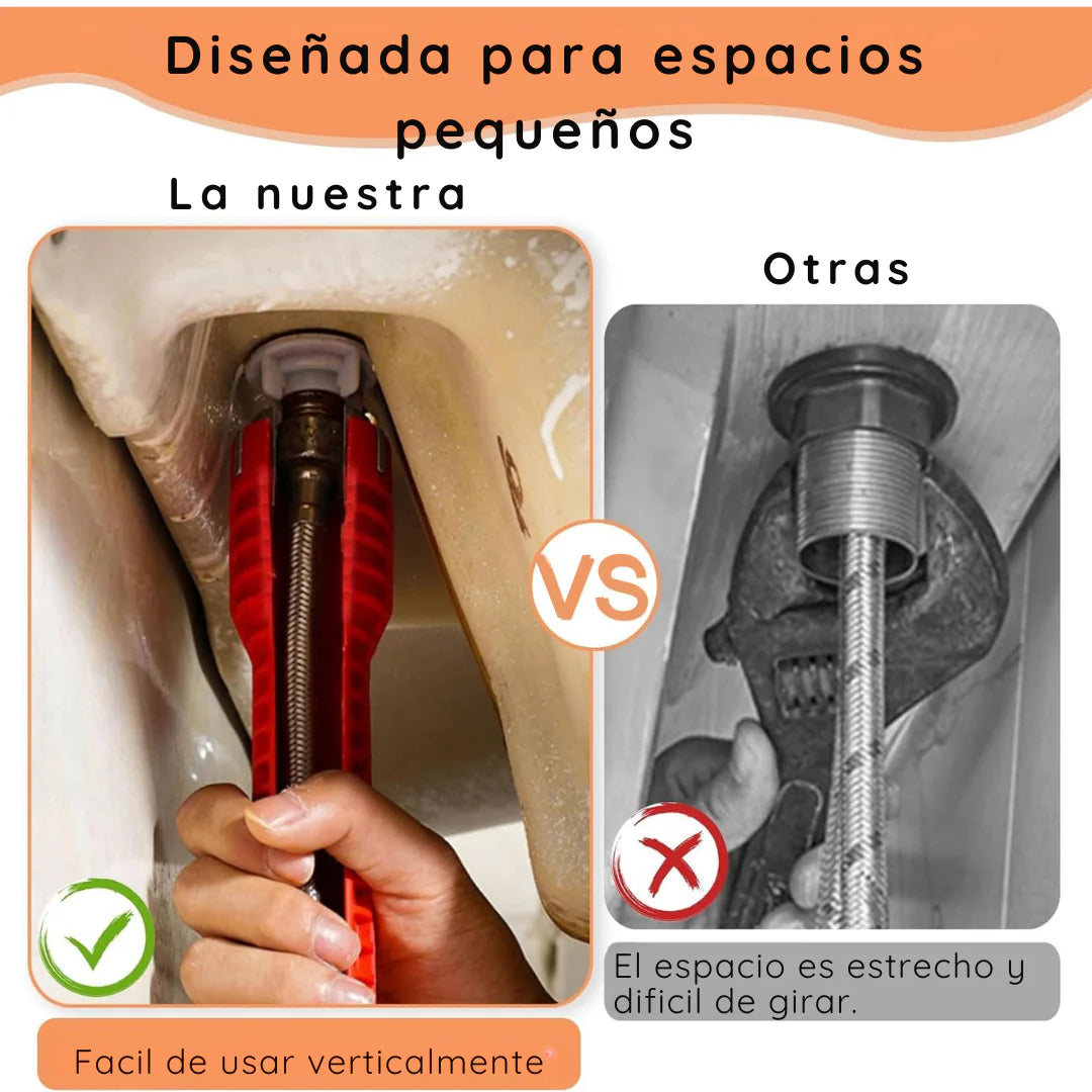 Herramienta 14 en 1 baños y fregaderos