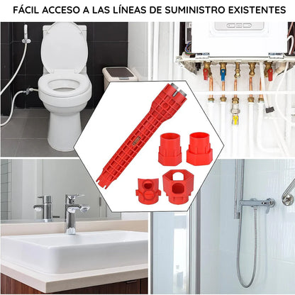 Herramienta 14 en 1 baños y fregaderos