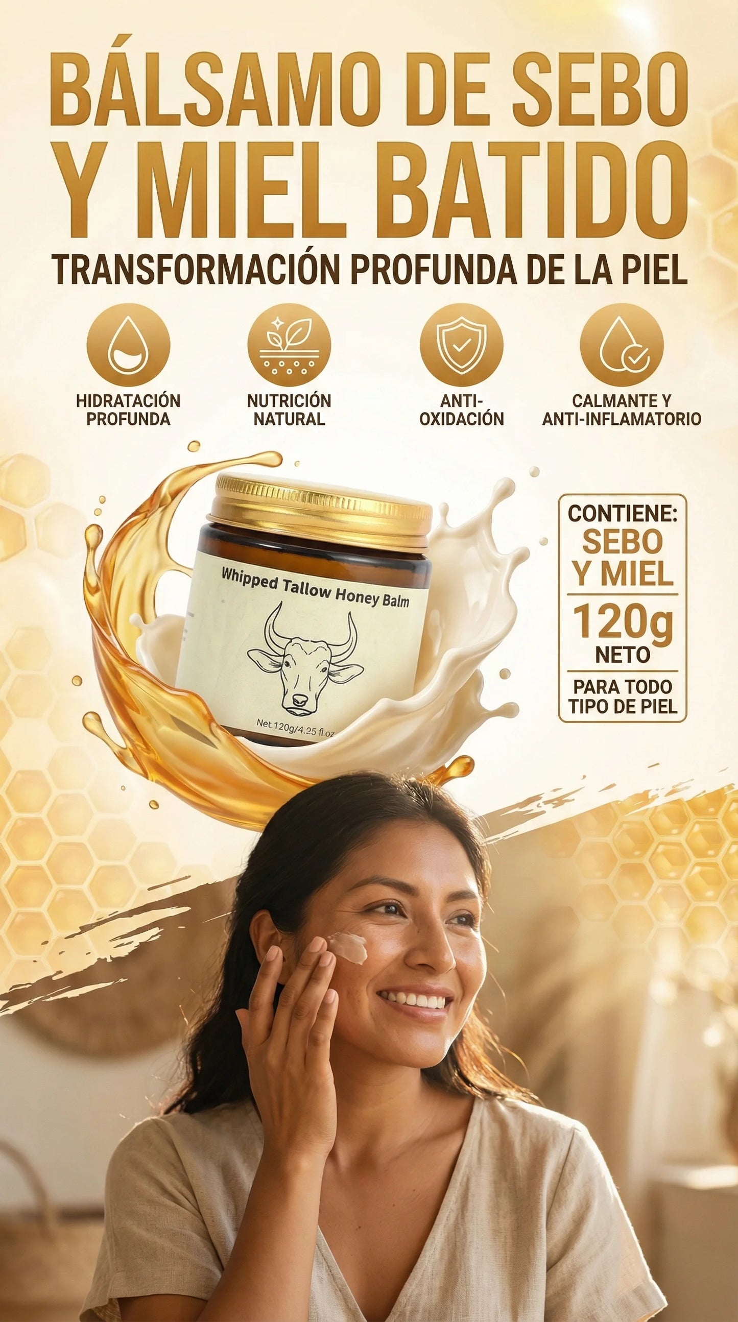 Whipped Tallow Honey Balm